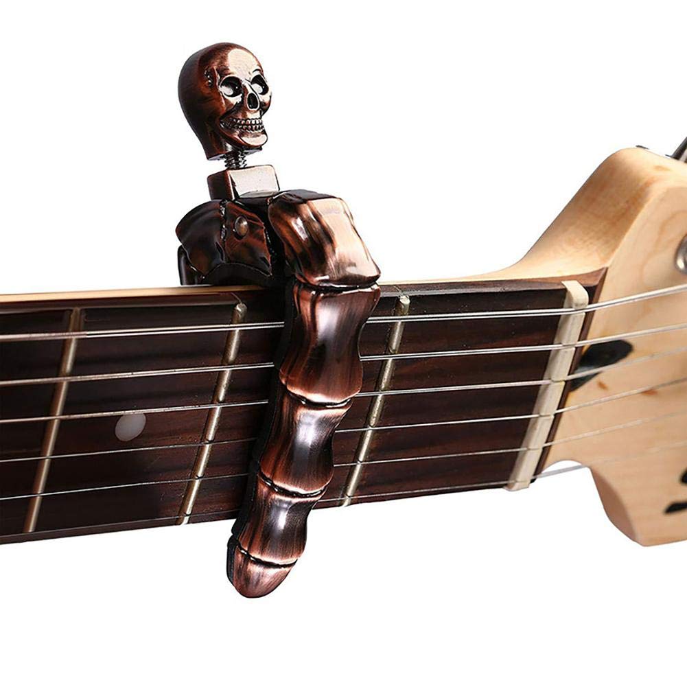 Musical Instrument Banjo - Capo Gitar Bentuk Tengkorak untuk Gitar
