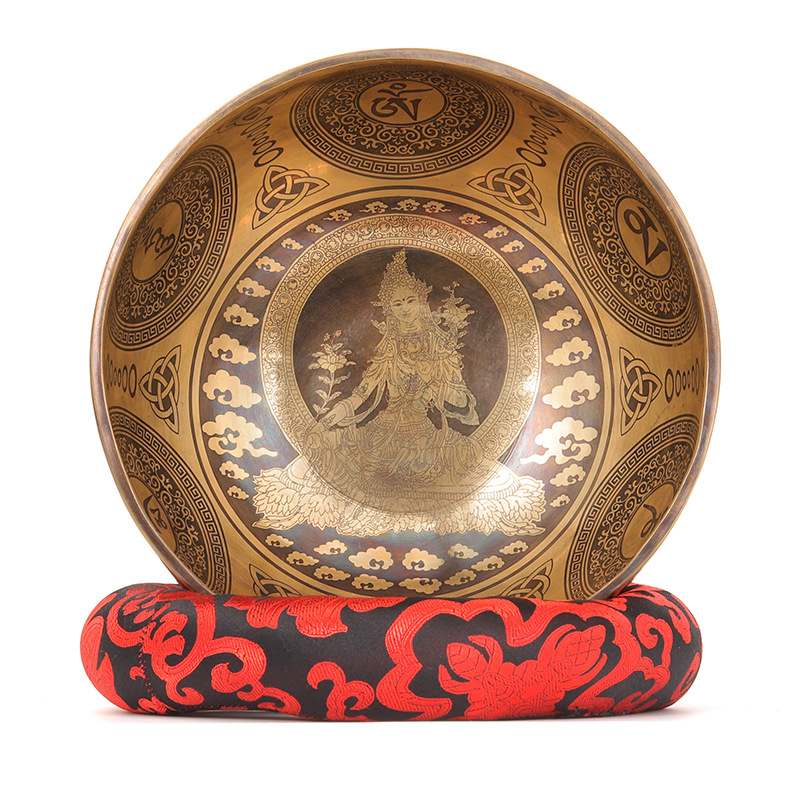 Tibetan Singing Bowl - Mangkuk Tibet Buatan Tangan Nepal, Mangkuk