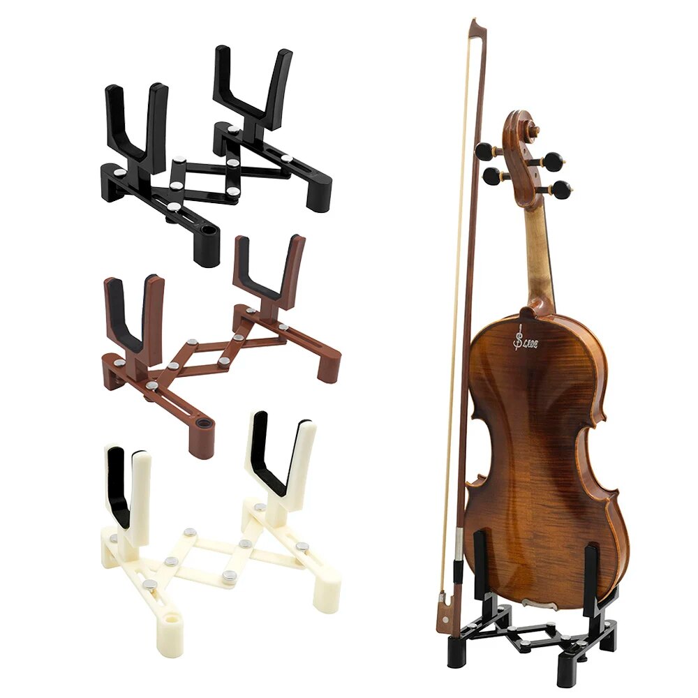 Musical Instrument Fiddle - Penyangga biola portabel, dudukan biola dapat