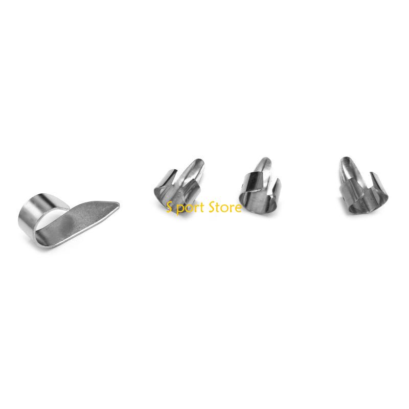 Musical Instrument Banjo - U2JB 4pcs Banjo Picks Adjustable Metal