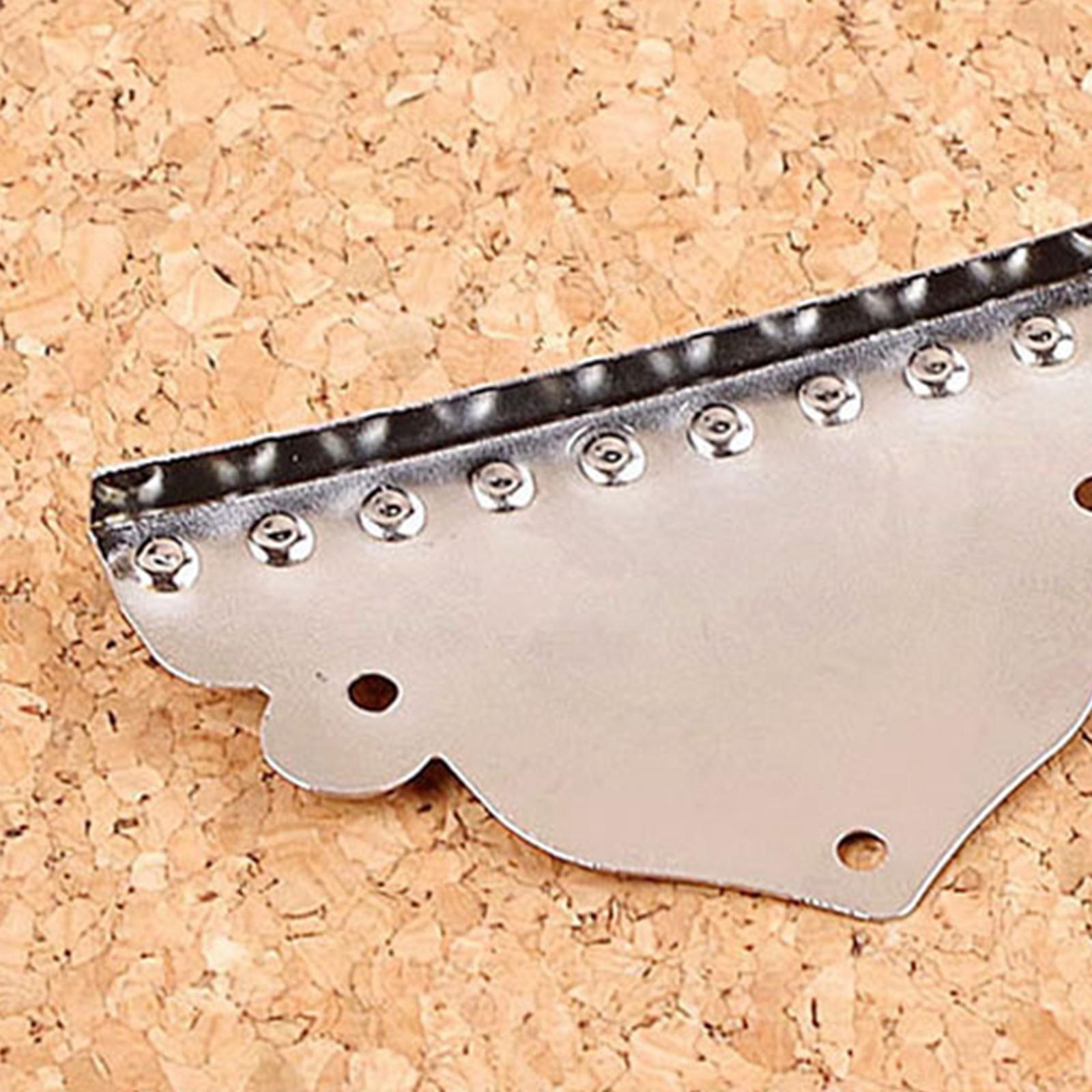 Musical Instrument Mandolin - Penutup Pengganti Mandolin Tailpiece Berlapis Krom,