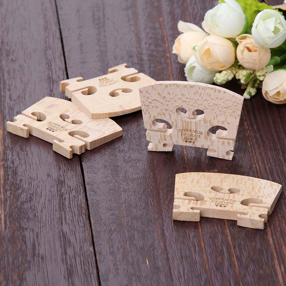 Musical Instrument Fiddle - 4 Buah/Set Jembatan Biola Kayu Maple