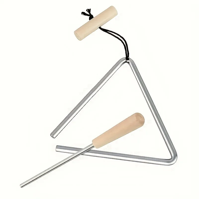Triangle Beater Music - 1 buah Set Instrumen Segitiga Profesional,