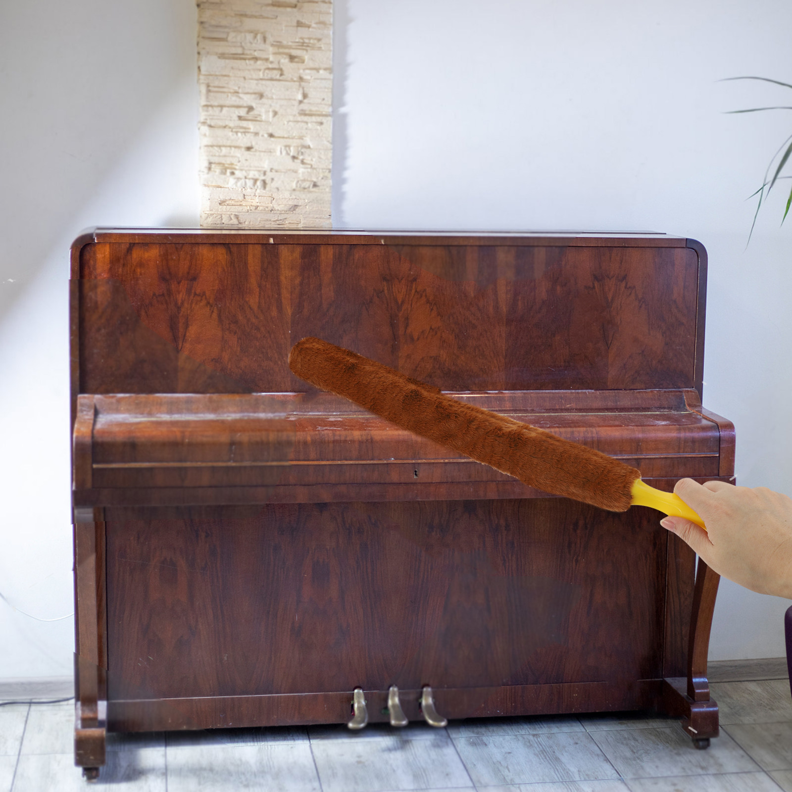 Musical Instrument Keyboard - 2 buah alat pembersih Guzheng, sikat