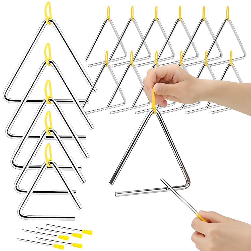 Triangle Beater Music - Kit Perkusi Segitiga Musik 5/6/7/8 inci