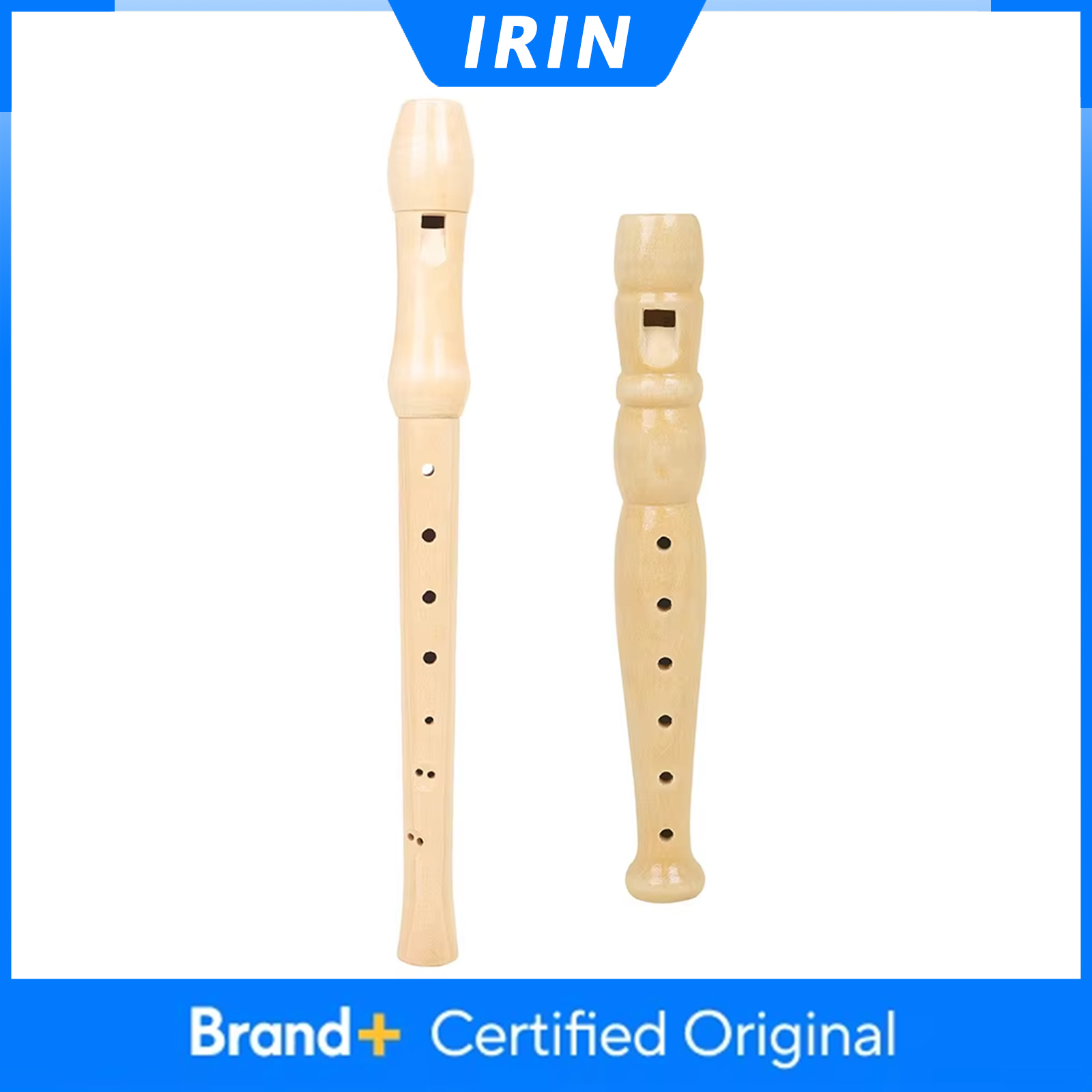 Musical Instrument A Recorder - IRIN 6/8 Hole Recorder Warna Kayu