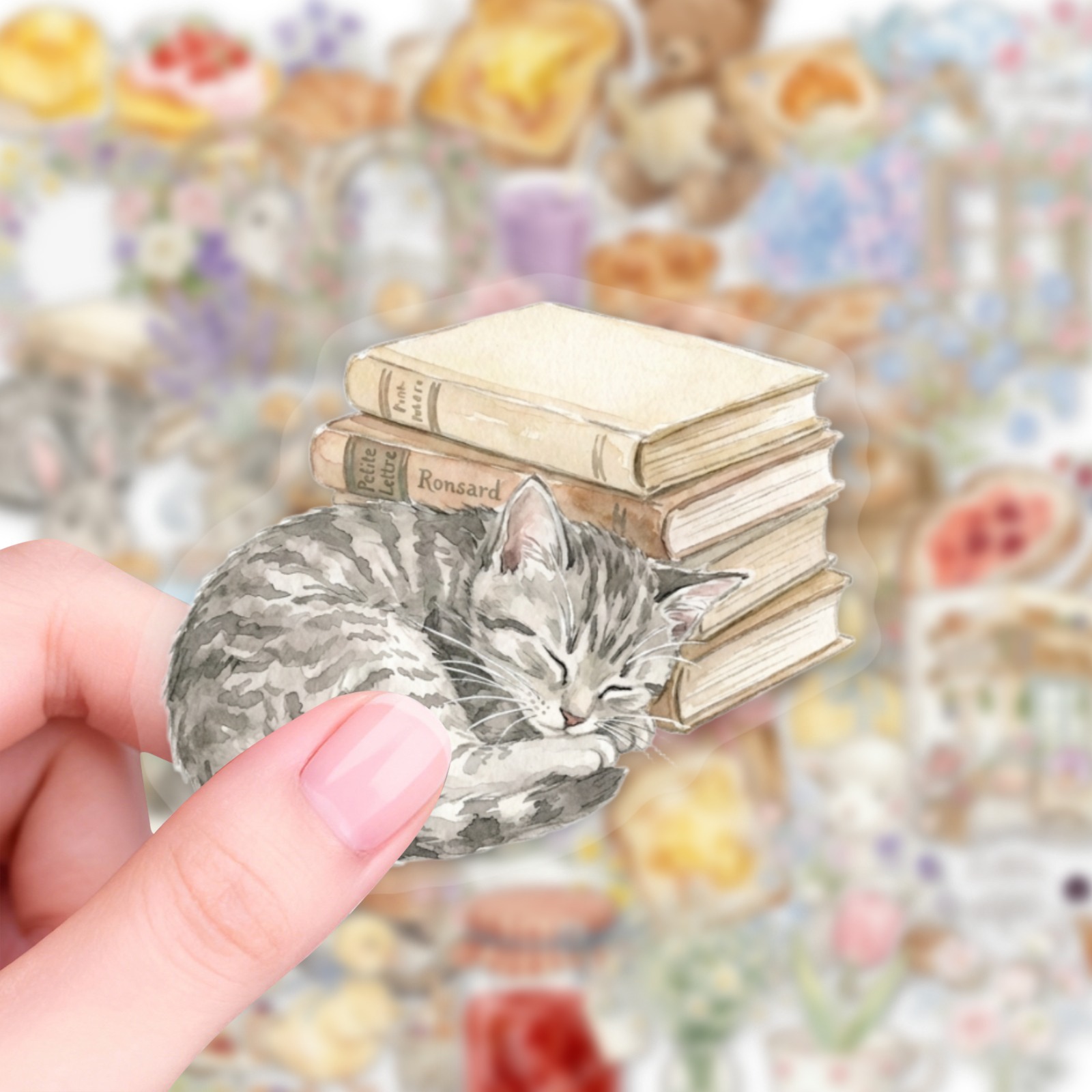50-Pack Stiker Hewan Cat Air G - Musical Instrument Mandolin ulasan dan harga