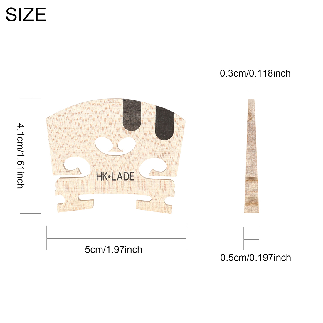 Jembatan Biola U Kayu Maple Be - Musical Instrument Fiddle ulasan dan harga