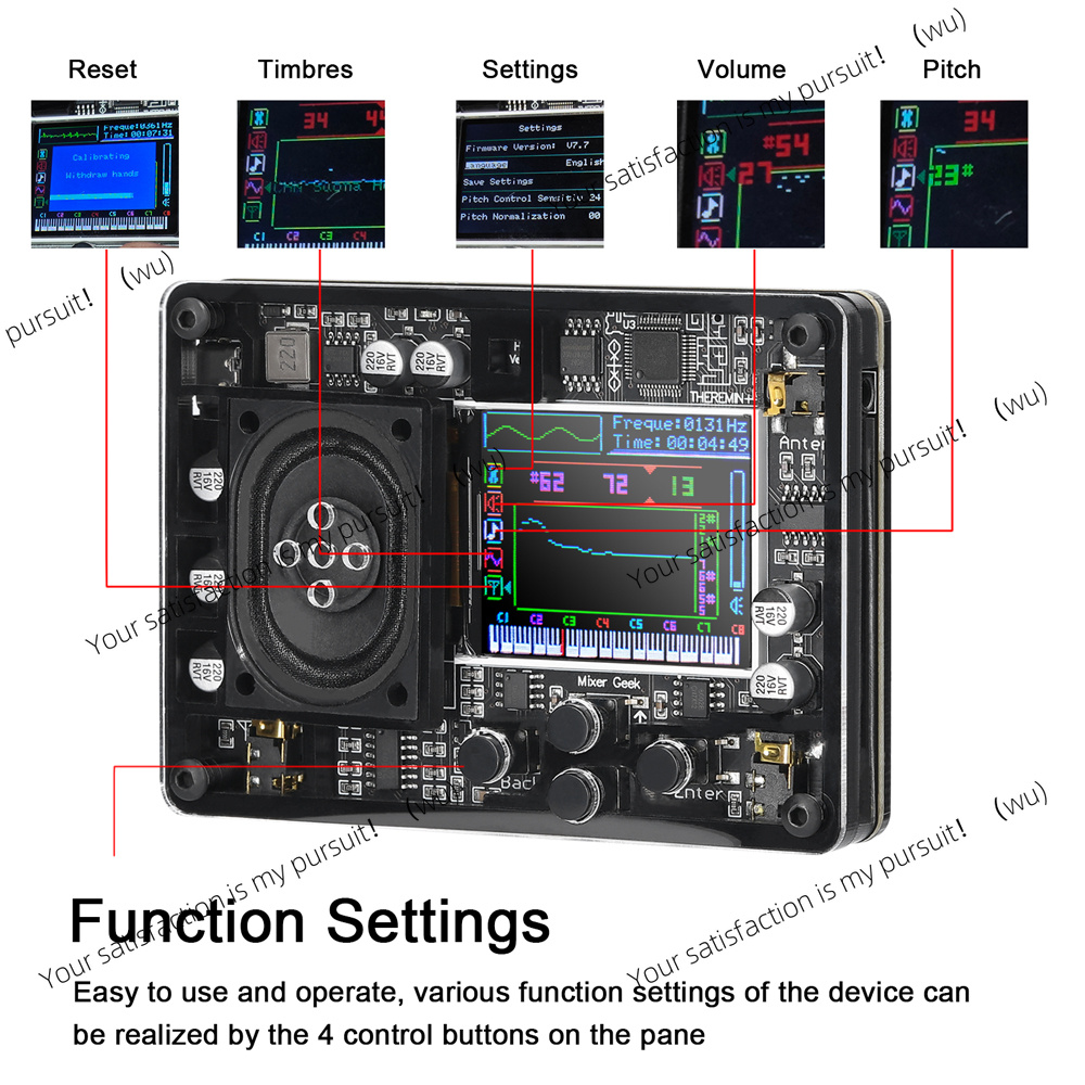 Modul Musik Audio Theremin Ins - Musical Instrument Theremin ulasan dan harga