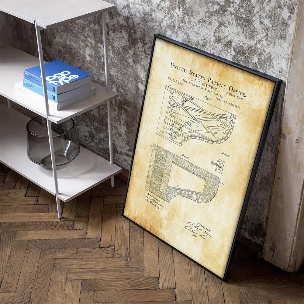 Poster Seni Dinding Alat Musik - Musical Instrument Videos ulasan dan harga