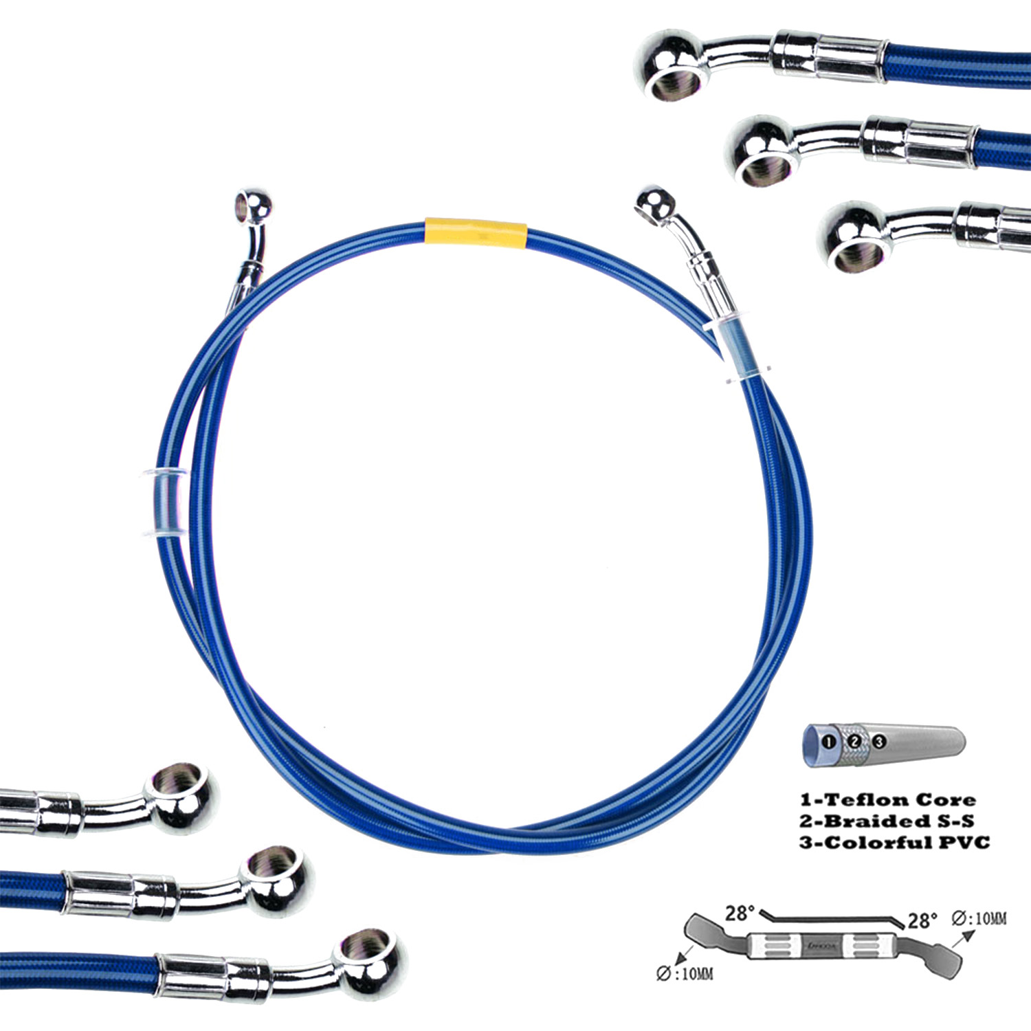Selang rem hidrolik, biru 400m - Musical Instrument Banjo ulasan dan harga