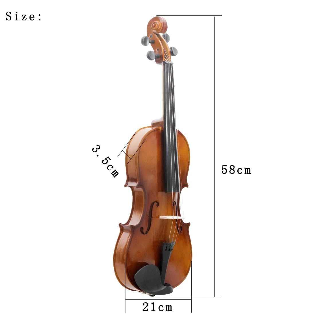 IRIN 4/4 Biola Gaya Vintage Bi - Musical Instrument Fiddle ulasan dan harga