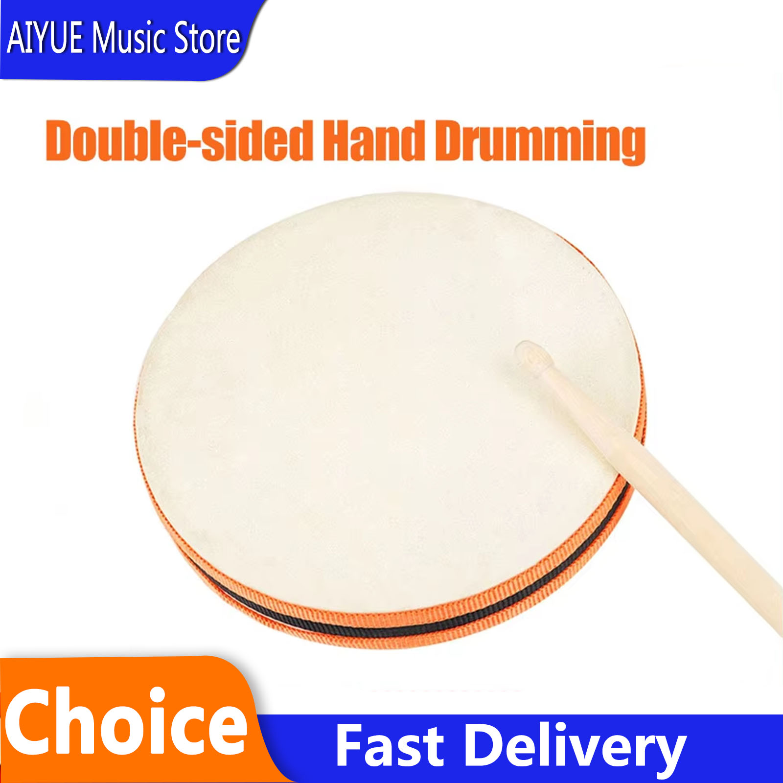 Drum Tangan Dua Sisi untuk Pec - Musical Instrument For Babies ulasan dan harga