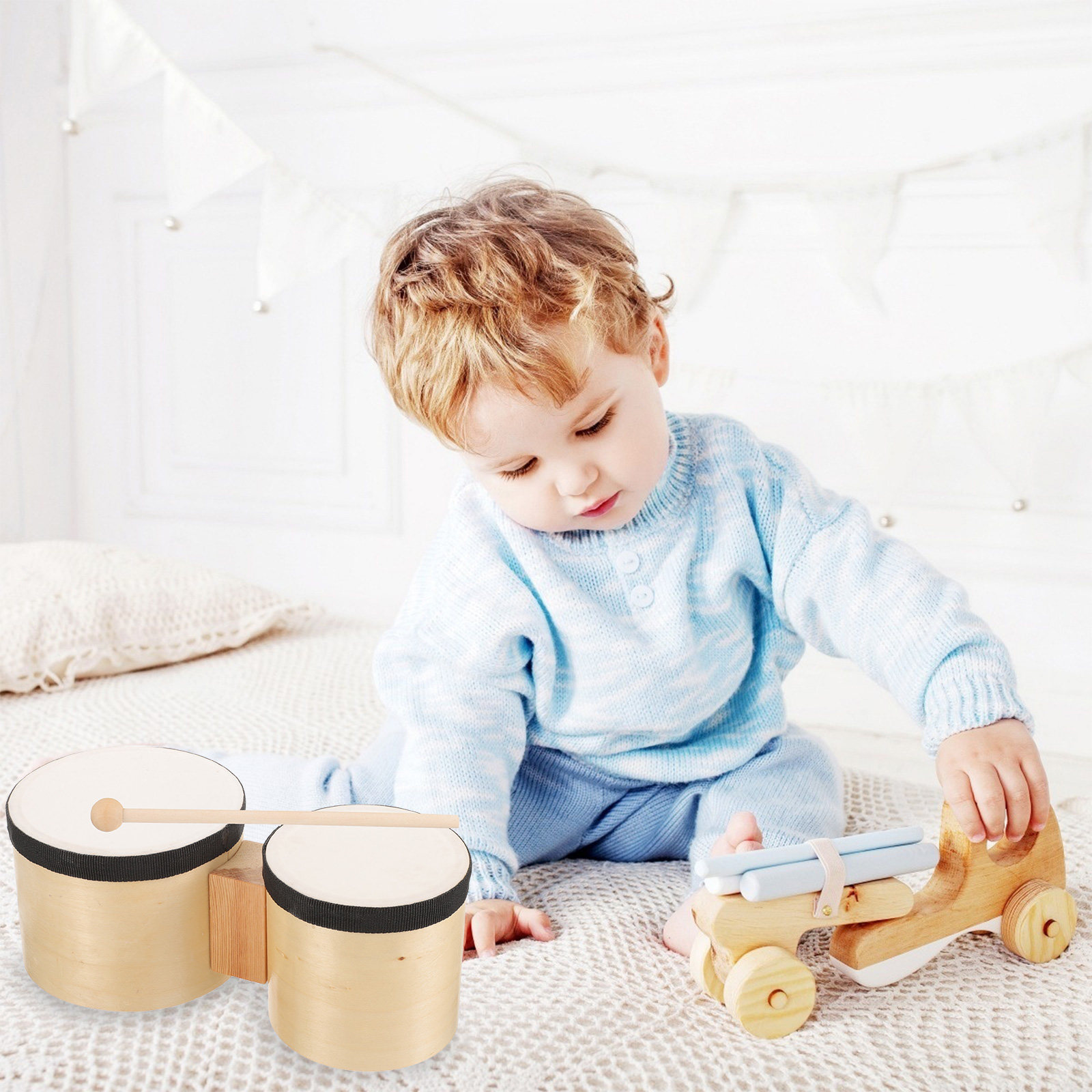 Drum Kayu Perkusi Mudah Dimain - Musical Instrument With Hand ulasan dan harga