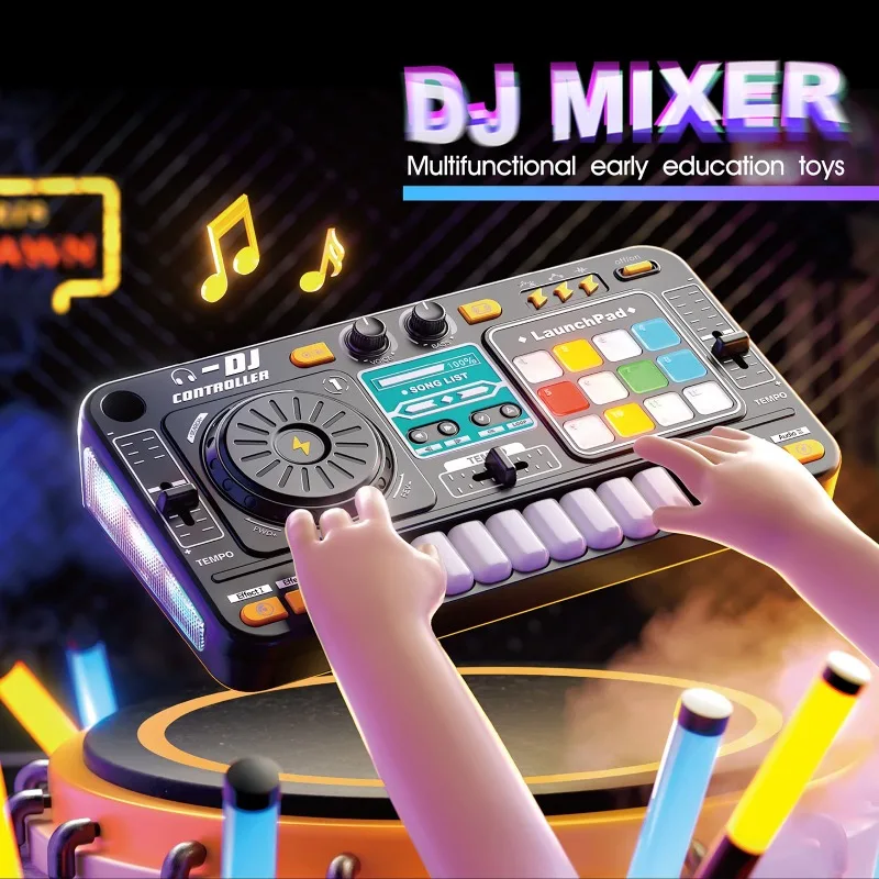 Mainan DJ Mixing untuk Anak-an - Musical Instrument Keyboard ulasan dan harga