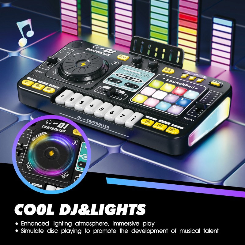 Mainan DJ Mixing untuk Anak-an - Musical Instrument Keyboard ulasan dan harga