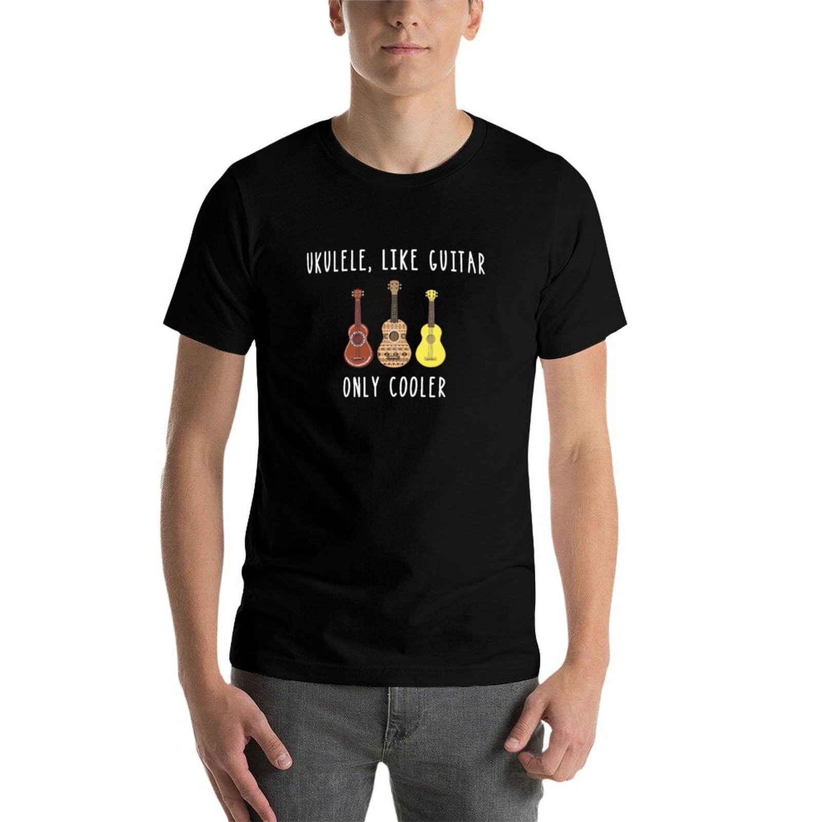 Kaos Ukulele Mirip Gitar, Lebi - Musical Instrument Like Guitar ulasan dan harga