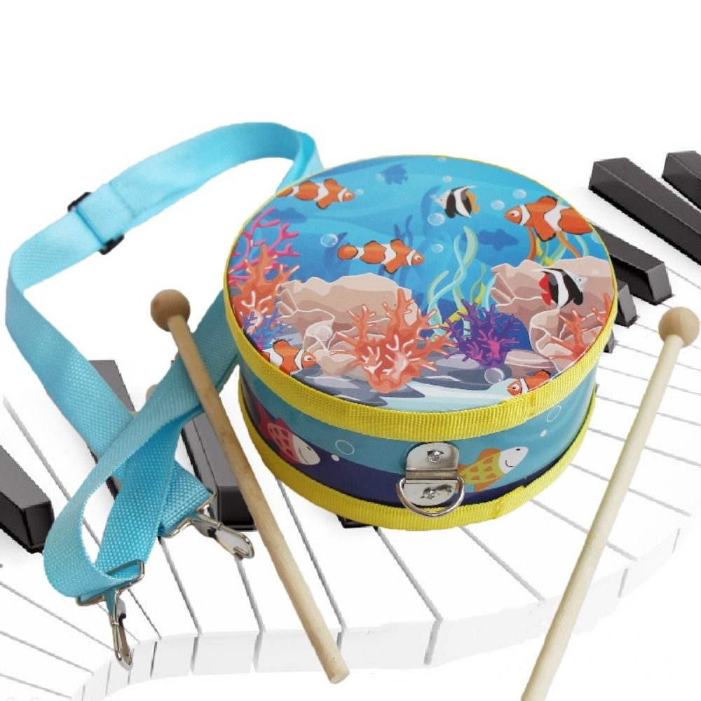 Drum Kayu Anak-Anak, Drum Dua  - Musical Instrument With Hand ulasan dan harga