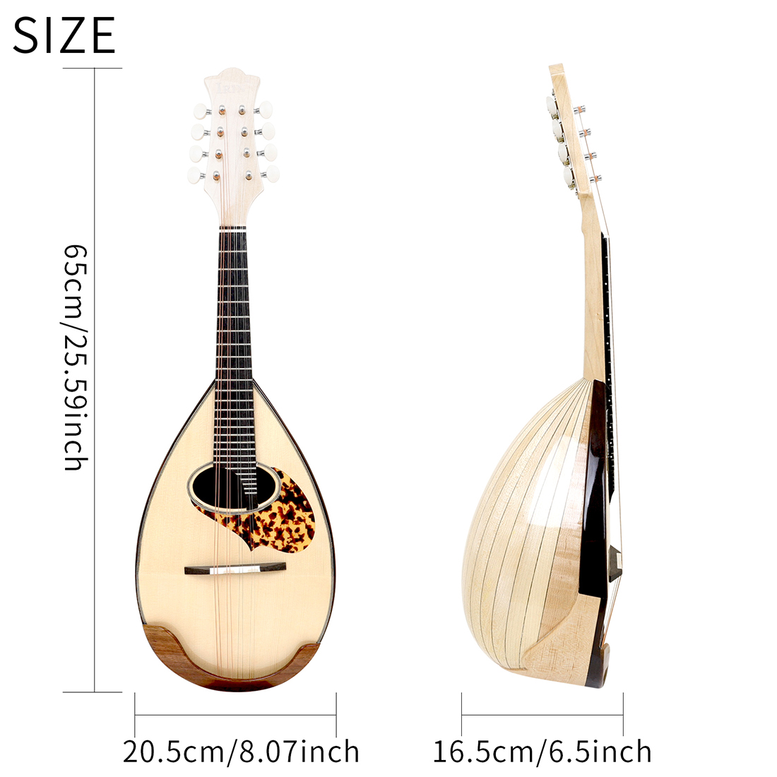 IRIN Mandolin Bell Maple Wood  - Musical Instrument Mandolin ulasan dan harga