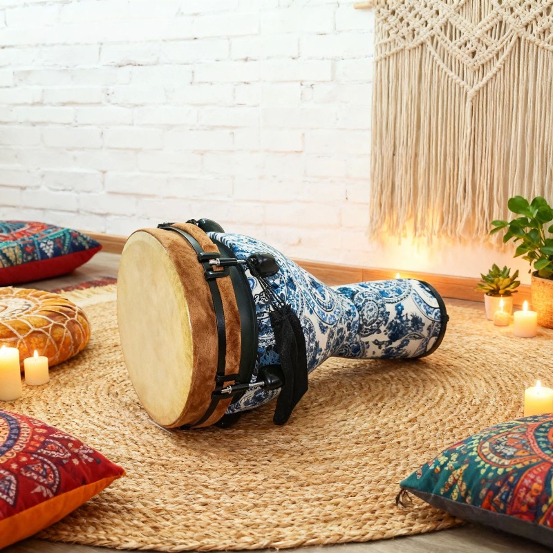 Drum Afrika baru berukuran 12  - Musical Instrument With Hand ulasan dan harga