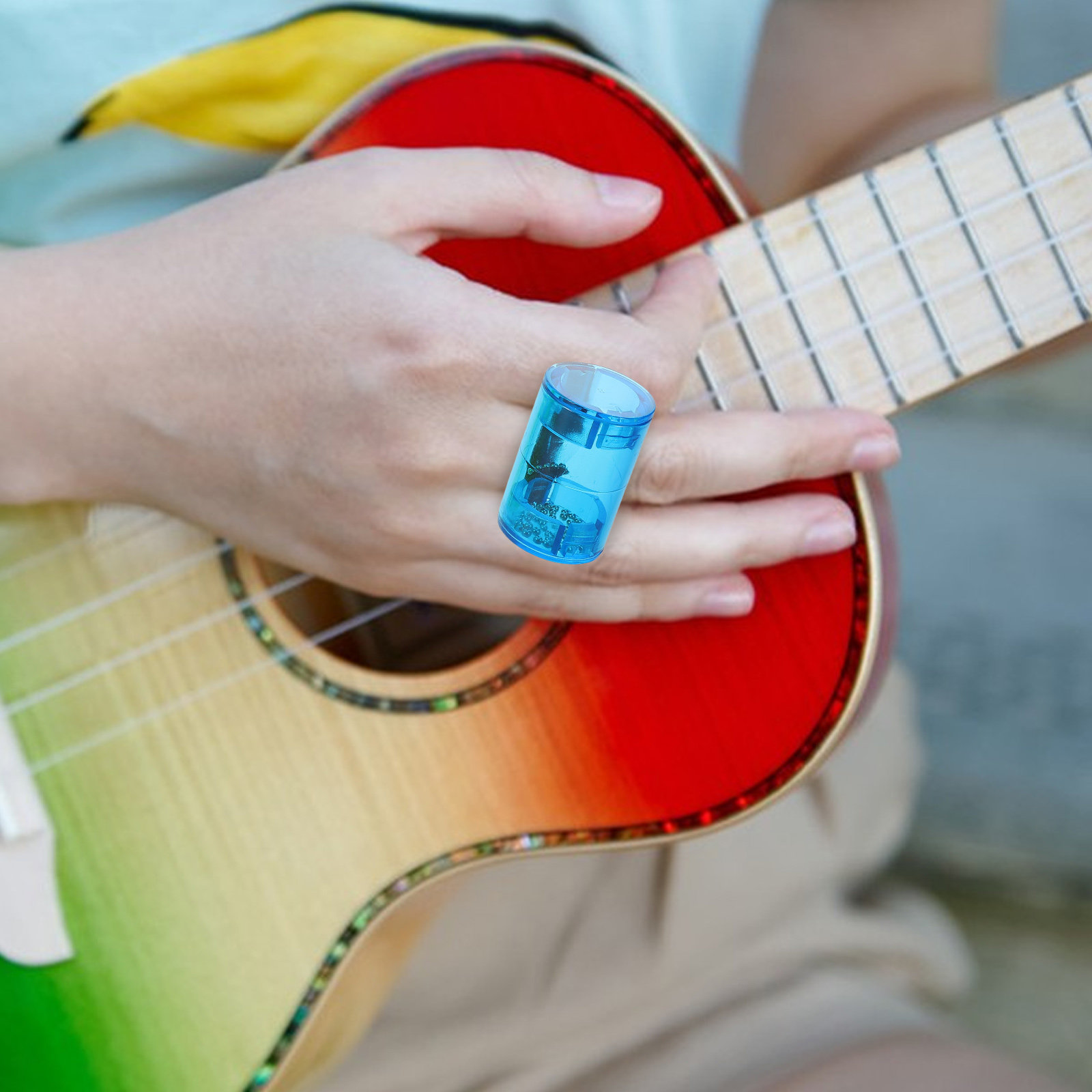 4 Buah Ukulele Finger Shaker R - Musical Instrument Banjo ulasan dan harga