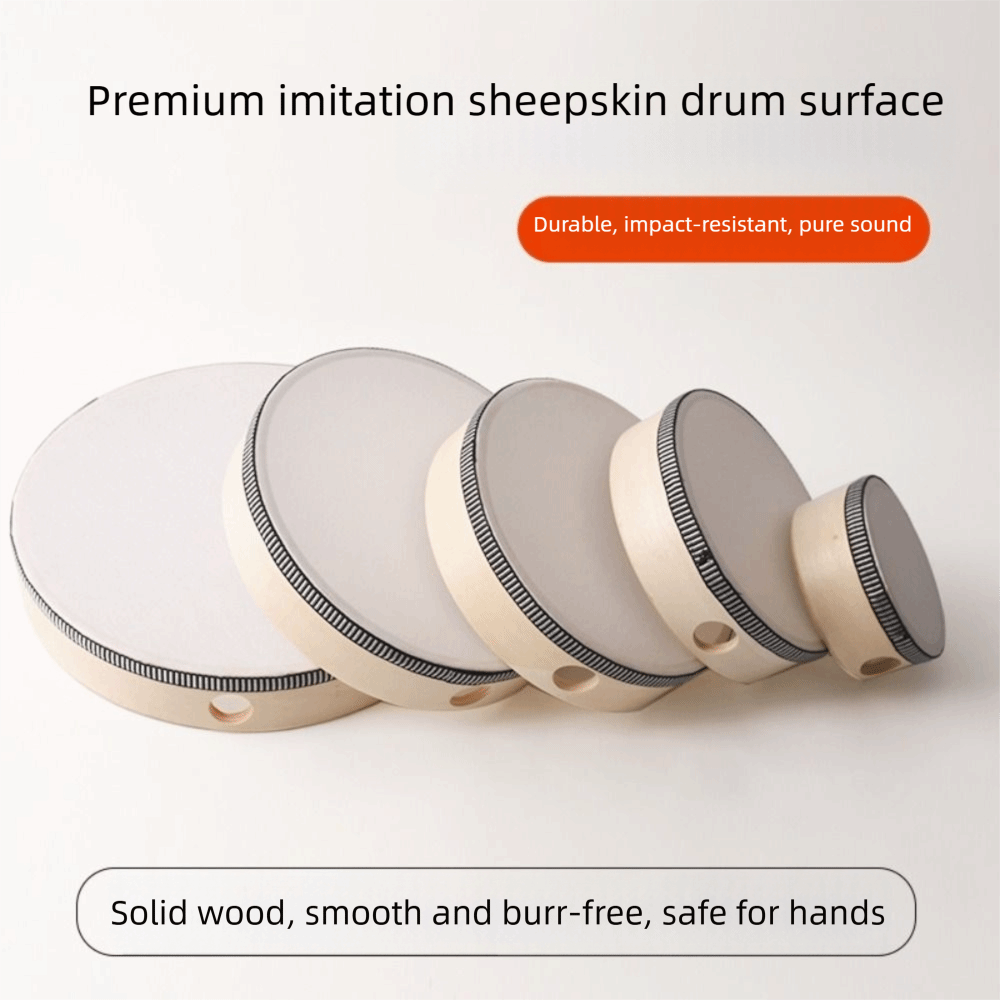 Instrumen Drum Tangan Kayu 4/6 - Musical Instrument With Hand ulasan dan harga