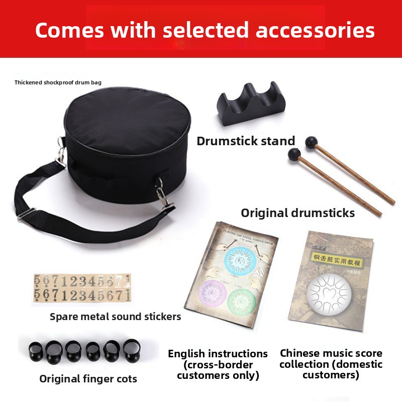 Drum Lidah Baja Profesional 10 - Musical Instrument With Hand ulasan dan harga