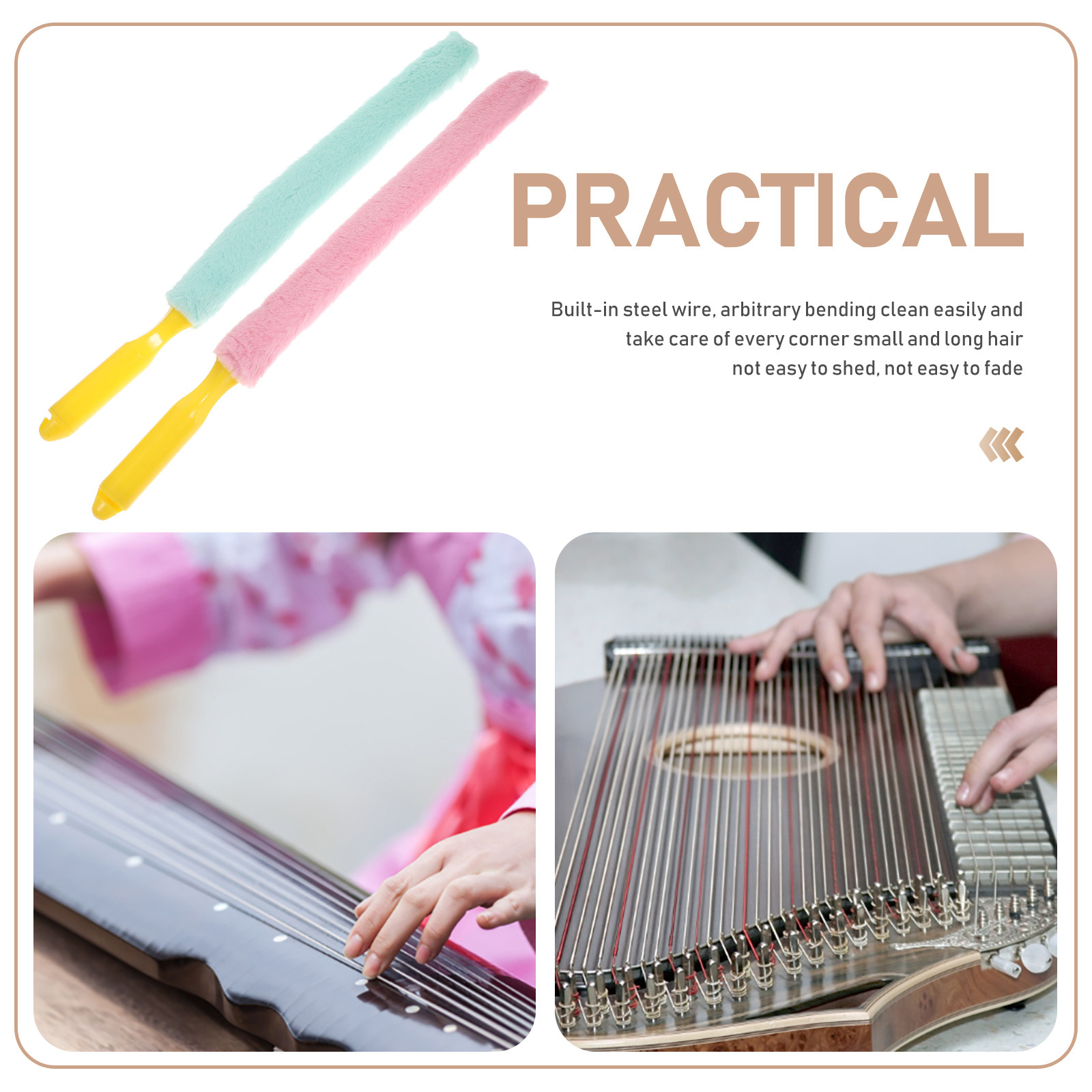 2 buah alat pembersih Guzheng, - Musical Instrument Keyboard ulasan dan harga