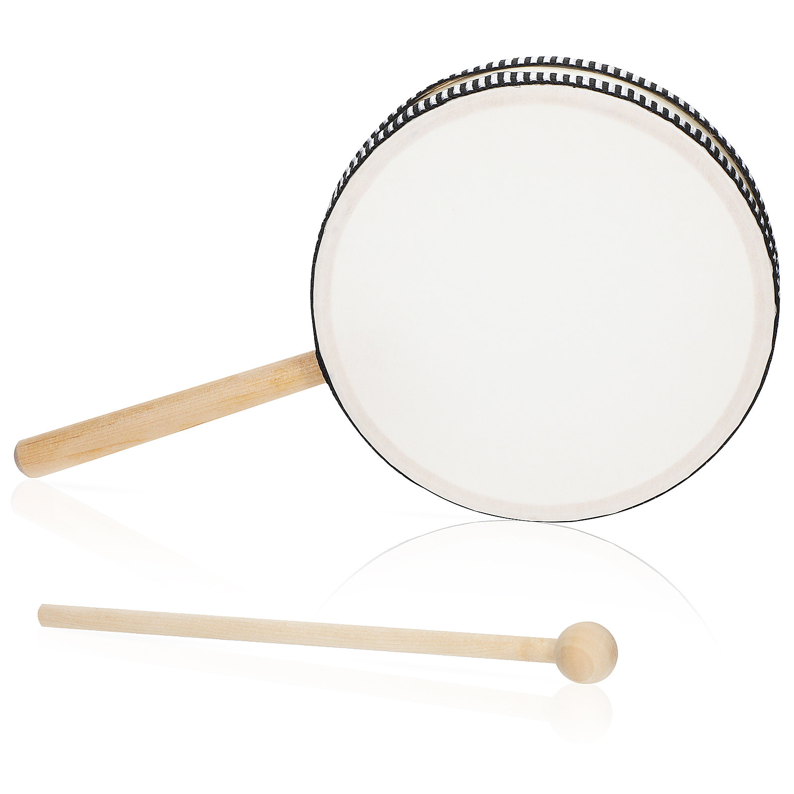1Set Drum Tangan Kayu, Instrum - Musical Instrument With Hand ulasan dan harga