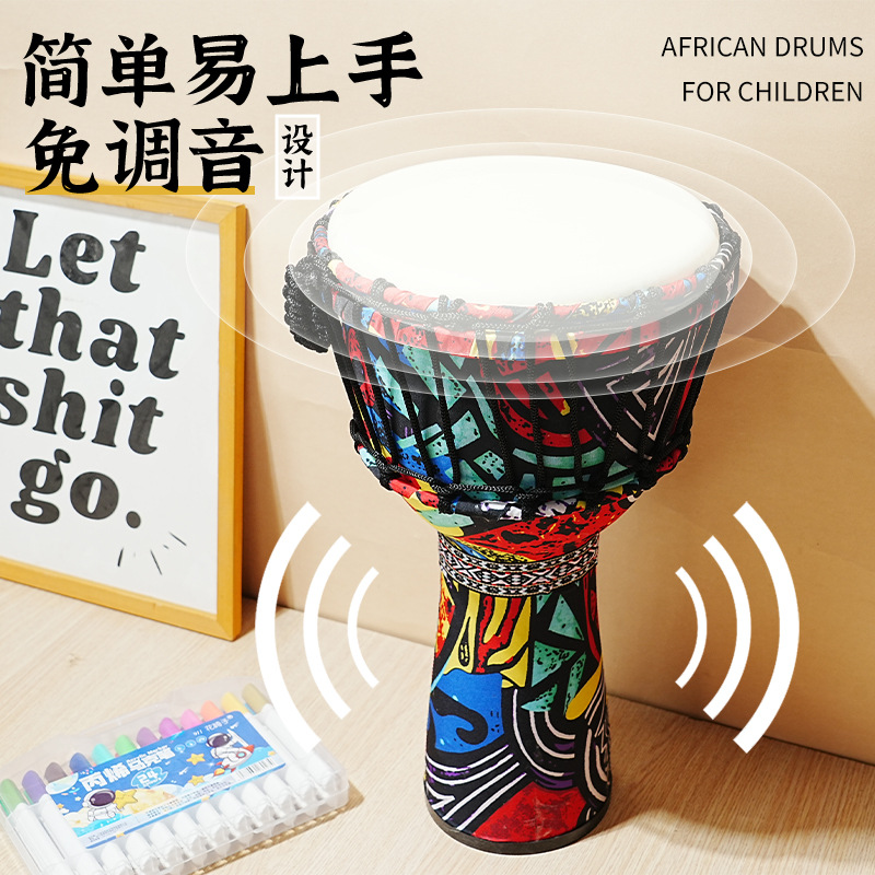 Drum Afrika PVC berbahan kulit - Musical Instrument With Hand ulasan dan harga