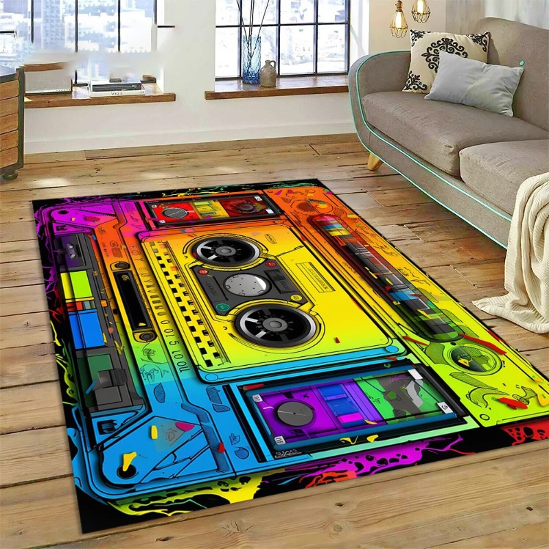 Karpet/Alas Lantai Motif Kaset - Musical Instrument A Recorder ulasan dan harga