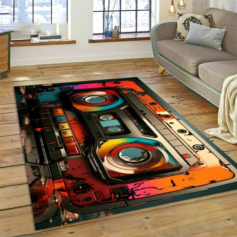 Karpet/Alas Lantai Motif Kaset - Musical Instrument A Recorder ulasan dan harga