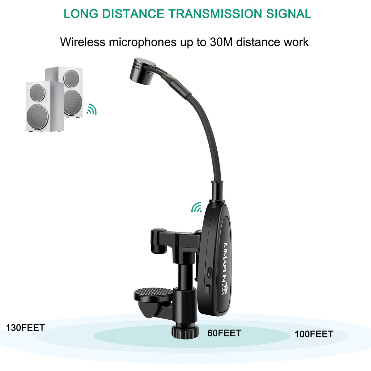 Kimofun mikrofon nirkabel 2.4G - Musical Instrument Videos ulasan dan harga
